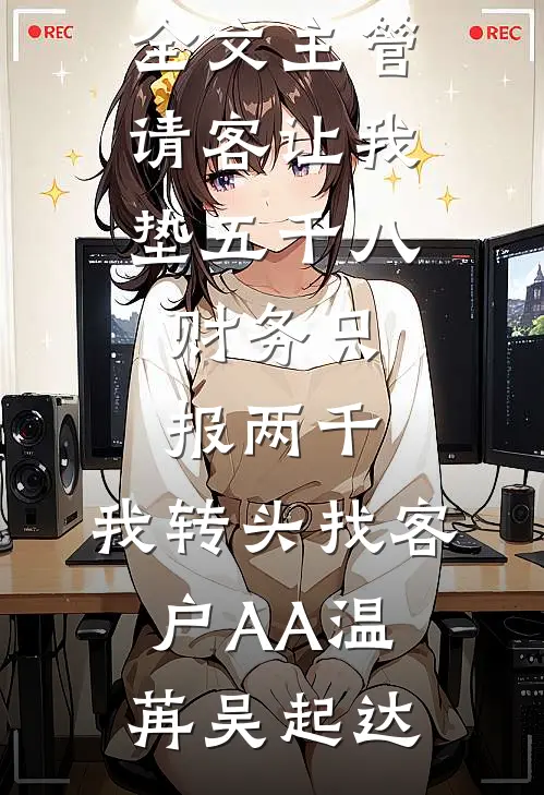 主管请客让我垫五千八，财务只报两千，我转头找客户AA(温苒吴起达)完本小说免费阅读_免费阅读全文主管请客让我垫五千八，财务只报两千，我转头找客户AA温苒吴起达