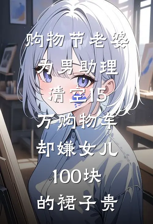 购物节老婆为男助理清空15万购物车，却嫌女儿100块的裙子贵