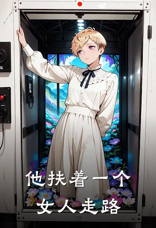 他扶着一个女人走路