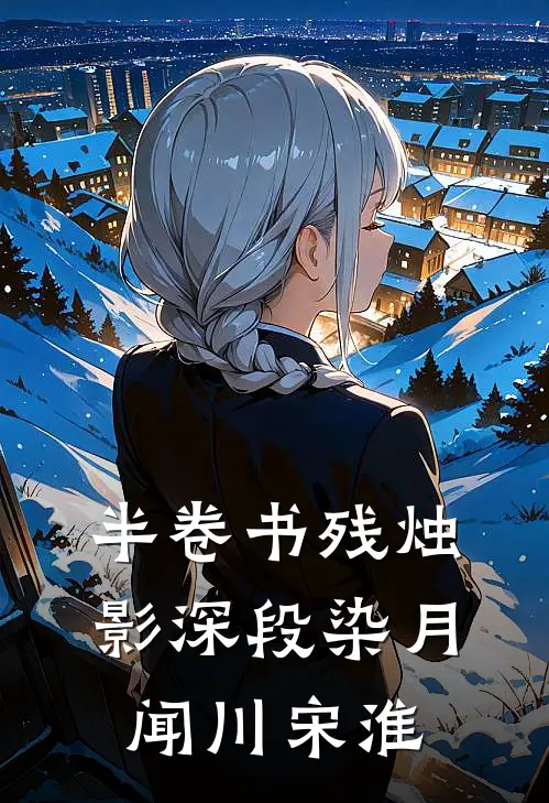 半卷书残烛影深段染月闻川宋淮