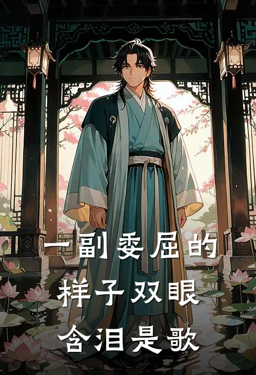一副委屈的样子双眼含泪是歌