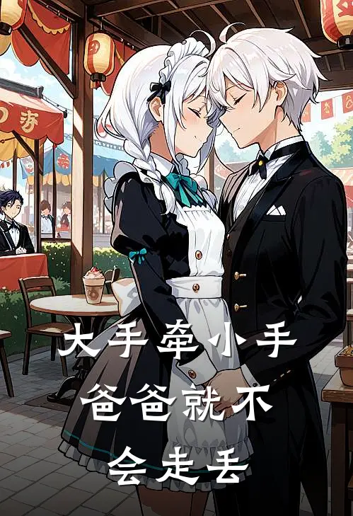 大手牵小手,爸爸就不会走丢儿子了