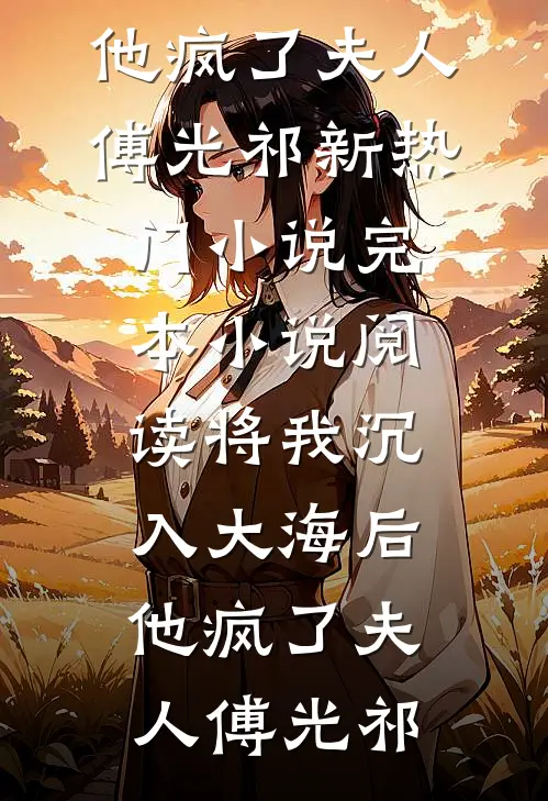 将我沉入大海后，他疯了夫人傅光祁新热门小说_完本小说阅读将我沉入大海后，他疯了(夫人傅光祁)
