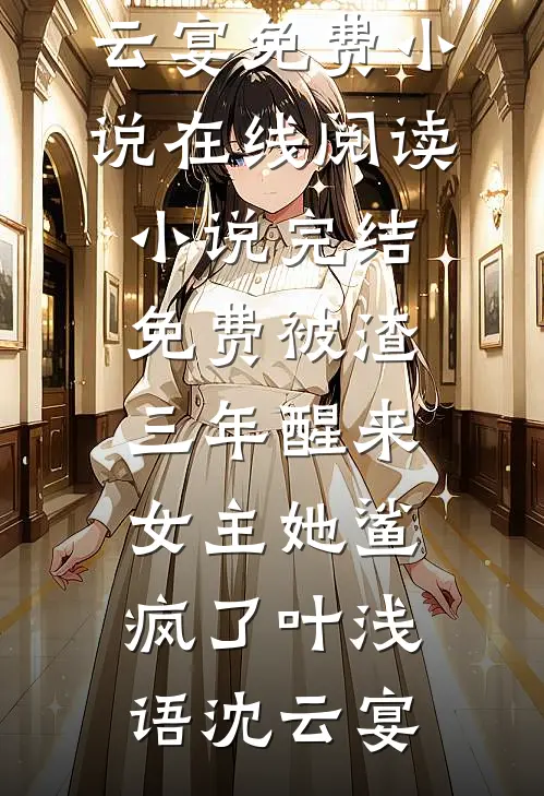 被渣三年醒来，女主她鲨疯了叶浅语沈云宴免费小说在线阅读_小说完结免费被渣三年醒来，女主她鲨疯了叶浅语沈云宴
