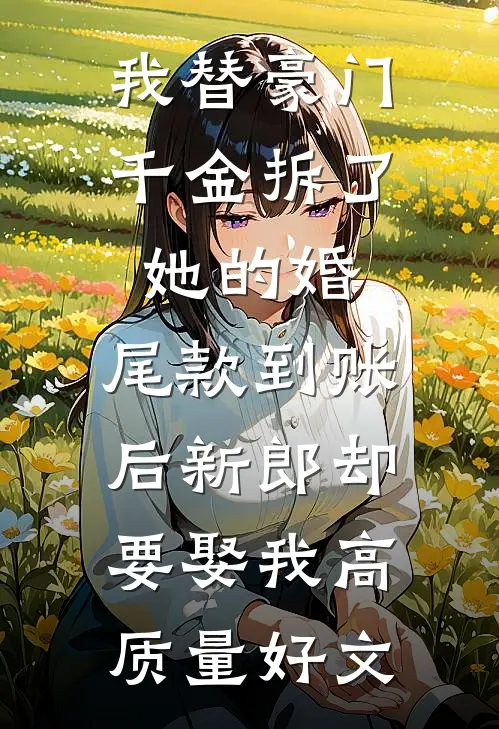 我替豪门千金拆了她的婚，尾款到账后新郎却要娶我高质量好文