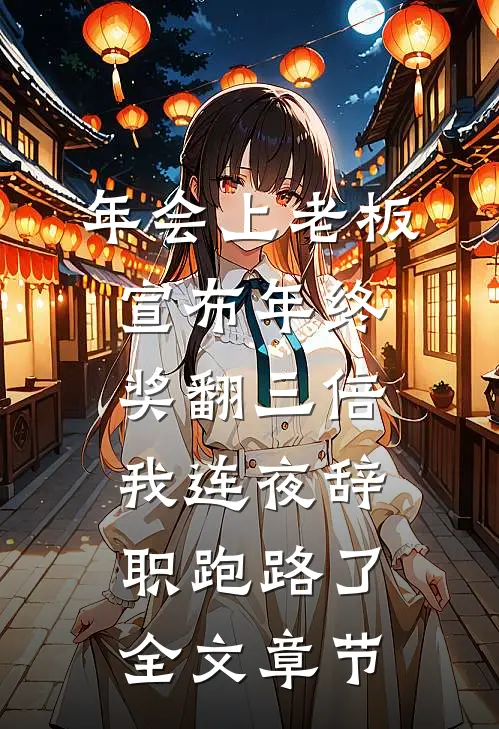 年会上老板宣布年终奖翻三倍，我连夜辞职跑路了全文章节