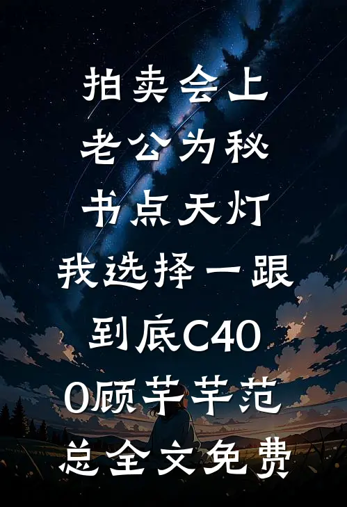 拍卖会上老公为秘书点天灯，我选择一跟到底C400顾芊芊范总全文免费